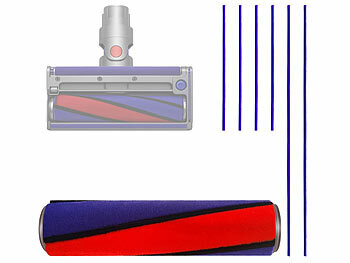 Sichler 2er-Set Ersatz-Softwalzen für Dyson V6, V7, V8, V10, V11, mit 6