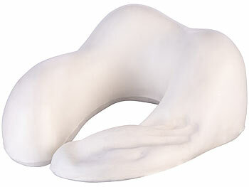 newgen medicals Ergonomisches Nackenkissen aus Memory-Schaum im 3-teiligen Reise-Set