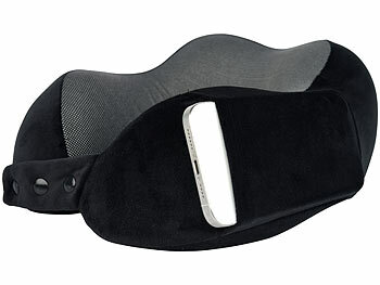 newgen medicals Ergonomisches Nackenkissen aus Memory-Schaum im 3-teiligen Reise-Set