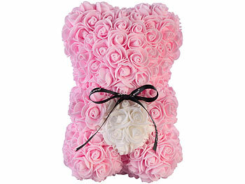 Rosenbär mit Geschenkbox für Valentinstag