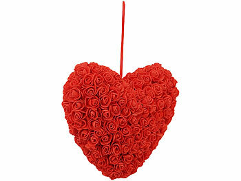 infactory Rosenherz inklusive Geschenkbox, 20 cm