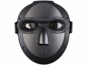 infactory LED-Gesichtsmaske mit Gestensteuerung, 80 Muster, LiPo-Akku, USB-C