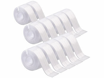 Duschabdichtungen: AGT 12er-Set wasserfeste Dichtungsbänder, 28 mm x 4 m, transparent 