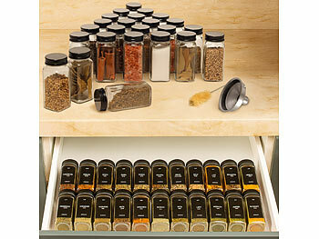 Gewürzgläser für Kräuter