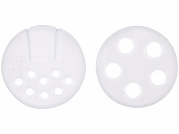 Rosenstein & Söhne 24er-Set Gewürzgläser mit Streueinsätzen, je 120 ml, 240 Etiketten