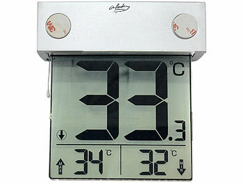 solarbetriebenes Thermometer