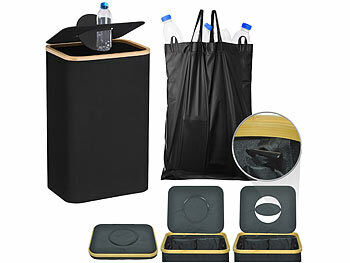 Pfandflaschensammler mit Tragetasche