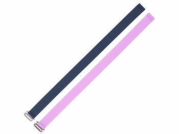 PEARL 2er-Set Universal-Finger-Handyhalterung, Silikon, blau + lila, 200 mm