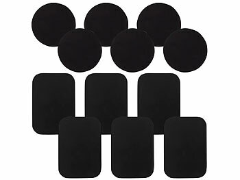 Magnetscheiben Handy: Callstel 12 Ultradünne magnetische Handy-Metallplättchen für Halterung 