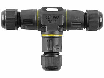 Revolt Outdoor-Kabel-Verbindungsbox, 6-fach, Für Kabel Mit 4 - 14 Mm