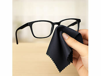 AtomiClean 16er-Set Mikrofaser-Brillenputztücher in Optikerqualität, 20 x 20 cm 
