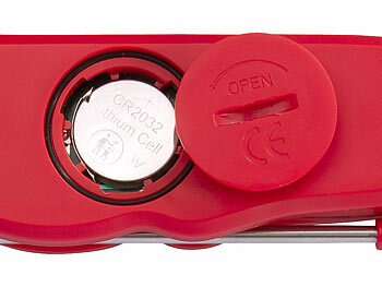 Rosenstein & Söhne Digitales Fleischthermometer mit doppelter Sonde und Alarmfunktion