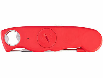 Rosenstein & Söhne Digitales Fleischthermometer mit doppelter Sonde und Alarmfunktion