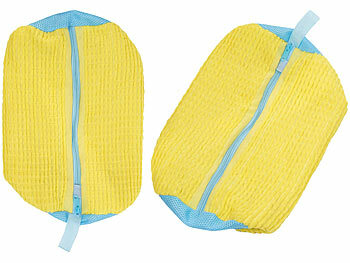 2 Sacchetti Porta Scarpe Per Lavatrice – Con Gancio E Cerniera, In Nylon, 39x19 Cm, Riutilizzabili