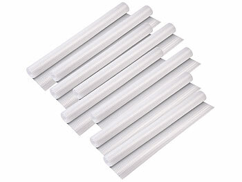 Küchenregaleinlagen: Rosenstein & Söhne 8er-Set Schubladen-Antirutschmatte,lebensmittelecht,50x150cm,transpare