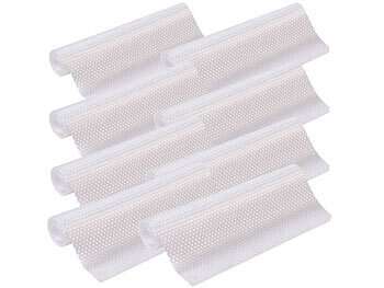 Schrankeinlagen: Rosenstein & Söhne 8er-Set Schubladen-Antirutschmatte,lebensmittelecht,30x150cm,transpare