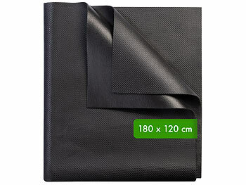 infactory 2er-Set Anti-Rutsch-Schmutzmatte, zuschneidbar, 180x120 cm/120x100 cm