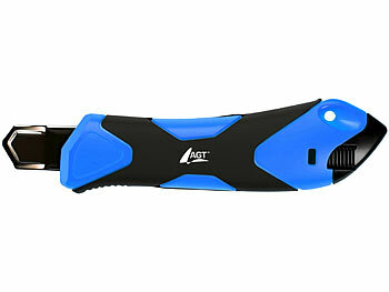 AGT 5er-Set Cuttermesser mit 20 Ersatzklingen aus SK5-Stahl, 18 mm