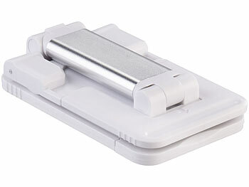 Callstel Verstellbare Universal-Handy- & Tablethalterung, klappbar, rutschfest 