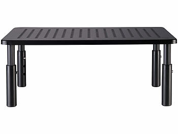 General Office Monitorständer mit Gitterlochplattform, 3-stufig höhenverstellbar 