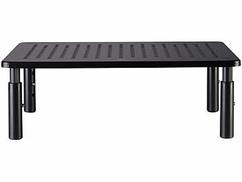 General Office Monitorständer mit Gitterlochplattform, 3-stufig höhenverstellbar 