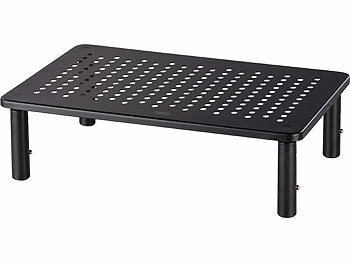 General Office Monitorständer mit Gitterlochplattform, 3-stufig höhenverstellbar 