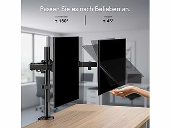 General Office Höhenverstellbare Dual-Monitor-Halterung für 33 - 81 cm (13 - 32?)