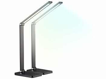 CCT-Schreibtischleuchten aus Aluminium mit USB-Stromversorgung und Ladeanschluss