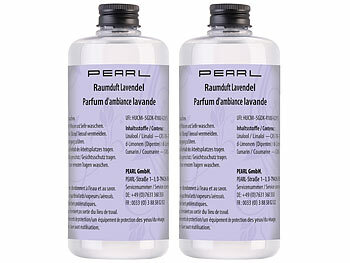 Raumduft Nachfüllset: PEARL 2er-Set Raumduft-Nachfüllflaschen, Lavendel-Duft, 2x 500 ml 