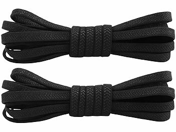 Speeron 8er-Set elastische Universal-Schnürsenkel ohne Binden, 100 cm, schwarz 