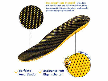 Schuheinlagen mit Mittelfußbrücken 
