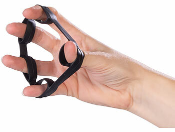 Speeron 6-teiliges Handtrainer-Set inkl. Handgriffstärker, Stressball & Beutel