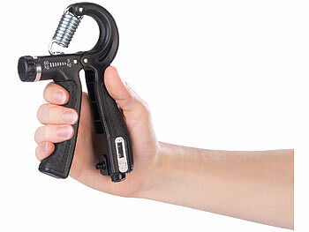 Speeron 6-teiliges Handtrainer-Set inkl. Handgriffstärker mit Zähler & Beutel