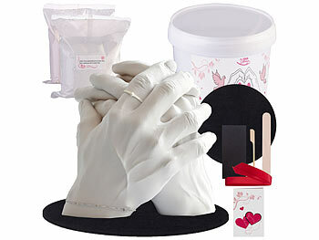 3D-Abform-Sets: Your Design 2er Set 3D-Handabdruck-Sets für Paare, detailreicher Gipsabdruck