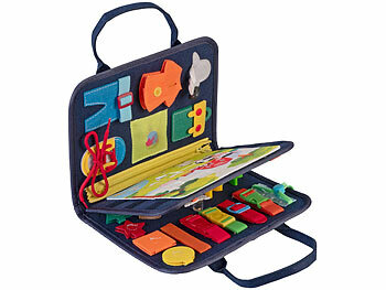 Playtastic Kinder-Motorik-Spielbuch mit 4 Seiten, 6-Teile-Puzzle, 3 Motivkarten