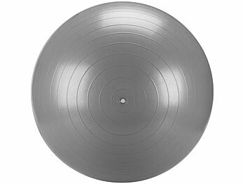 newgen medicals Sitz- und Gymnastikball, auch für Yoga, Anti-Platzen, 75 cm, grau