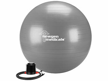 Fitnessball Anti-Burst: newgen medicals Sitz- und Gymnastikball, auch für Yoga, Anti-Platzen, 75 cm, grau