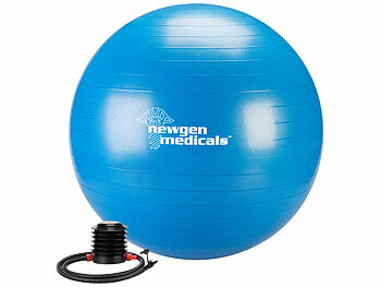 newgen medicals 2er-Set Sitz- und Gymnastikbälle, auch für Yoga, Anti-Platzen, Ø 75 cm