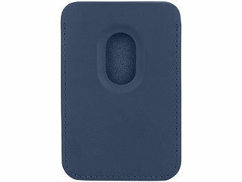 Xcase Kartenhalter für iPhone, MagSafe-kompatibel, 3 Karten, baltischblau