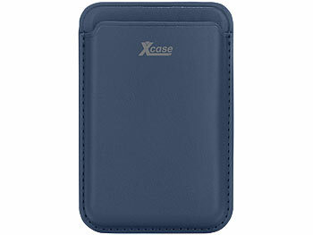 Xcase Kartenhalter für iPhone, MagSafe-kompatibel, 3 Karten, baltischblau