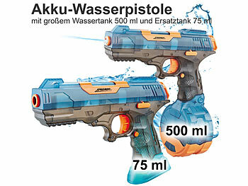 Pistolet à Eau Pearl - Raccordement Bouteille PET - Jusqu'à 2L, Longue Portée - Jeu D'extérieur Pour Enfants