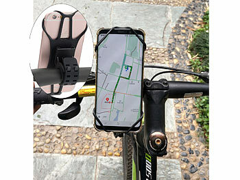 PEARL sports 3in1-Handyhalterung für Handgelenk, Oberarm und Fahrrad