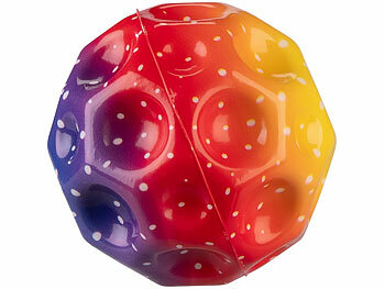 Playtastic 6er-Set Astro-Springbälle für Kinder, Ø 7 cm 