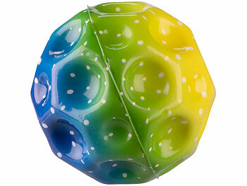 Playtastic 6er-Set Astro-Springbälle für Kinder, Ø 7 cm 