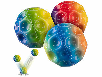 Playtastic 6er-Set Astro-Springbälle für Kinder, Ø 7 cm 