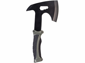 Semptec Outdoor Survival Beil-Set inkl. Messer & Machete, 3 Gürtelscheiden