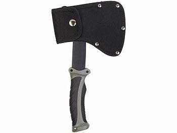 Semptec Outdoor Survival Beil-Set inkl. Messer & Machete, 3 Gürtelscheiden
