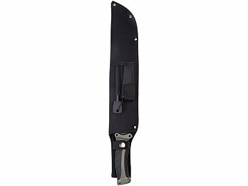 Semptec Outdoor Survival Beil-Set inkl. Messer & Machete, 3 Gürtelscheiden