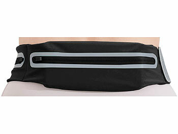 Xcase Laufgürtel für Handy, Hüfttasche, 2 Reißverschlusstaschen, Größe L