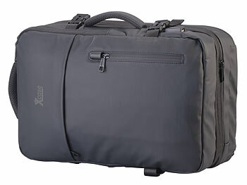 Xcase Handgepäck-Reiserucksack mit Laptopfach und USB-Anschluss